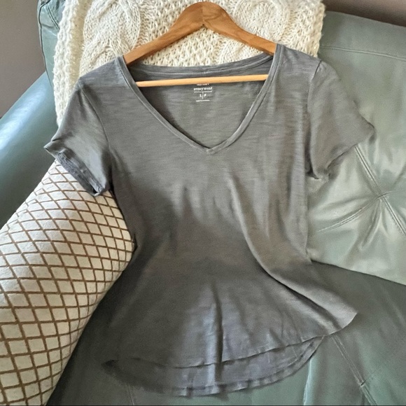 Slate OLD NAVY EveryWear V-Neck SLUB KNIT TEE T-Shirt Size SMALL (S) - Picture 10 of 14